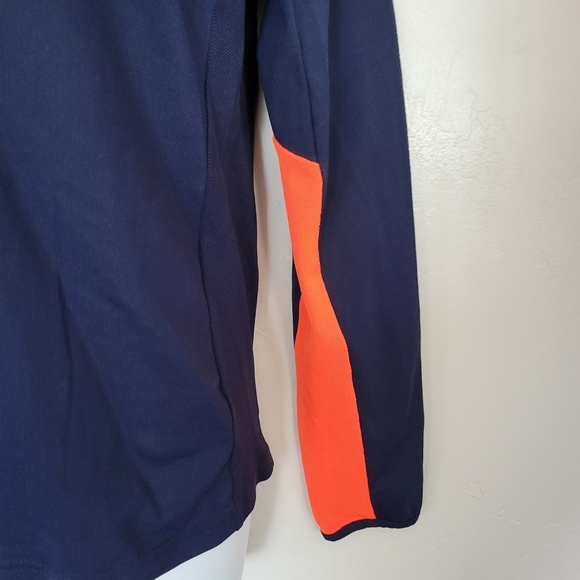 Ralph Lauren RLX Women's Small Navy Blue Quarter Zip Athletic Pullover Running - Picture 5 of 7